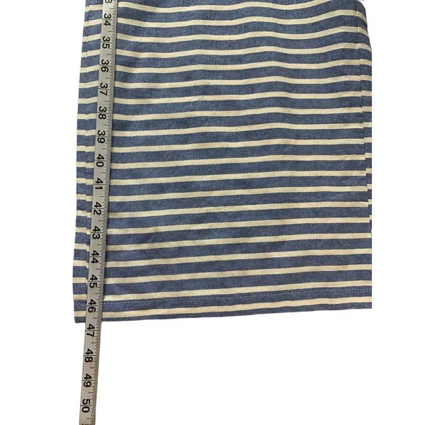 Women's Blue & White Stripe Pants Jumpsuit - Image 6