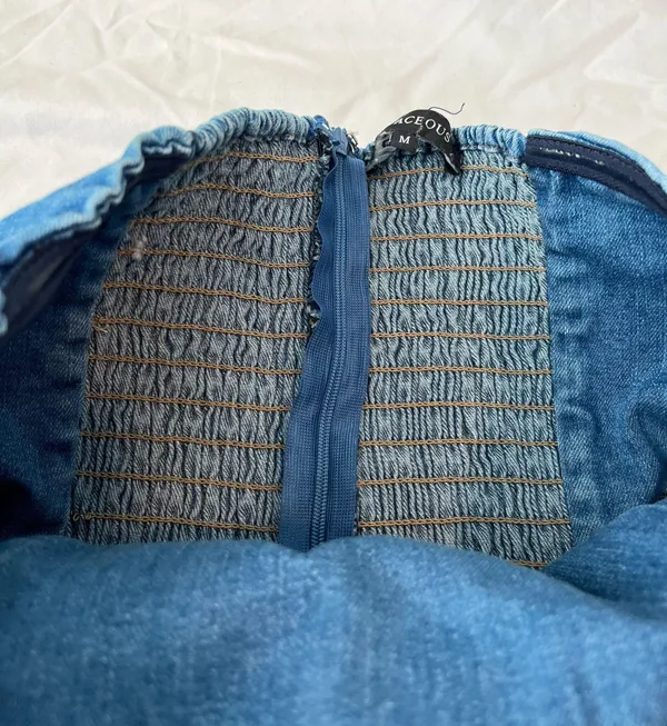 Ruby and Jenna - Olivaceous Denim Romper - Image 13