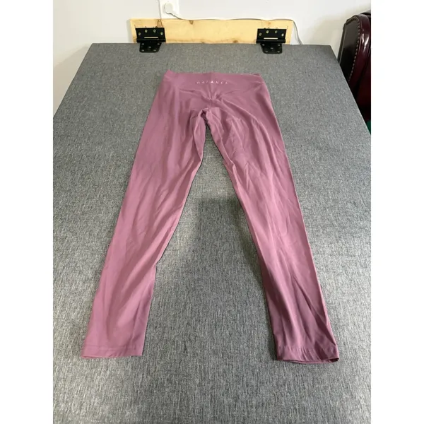 Balance Vitality Women's Rose Plum Colored Cloud Leggings Sz M - Image 8