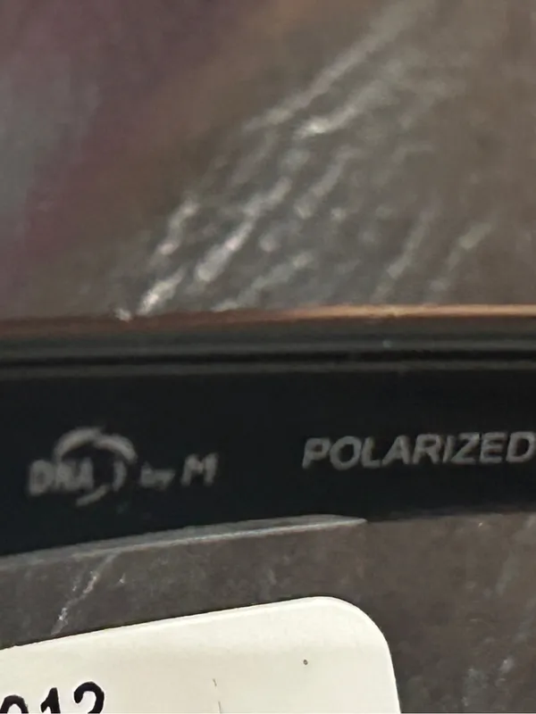 DNA BY M Polarized Black Wrap Sunglasses NWT - Image 9