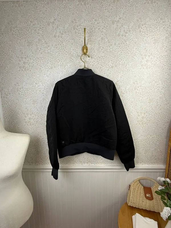 Lululemon Women's Black Non-Stop Bomber *Reversible - Size - 8 - Image 10