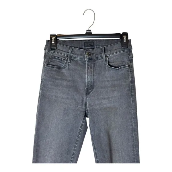 Mother Jeans Women 25 Washed Black Gray Mid Rise Dazzler Lighting‎ Up Lanterns - Image 5