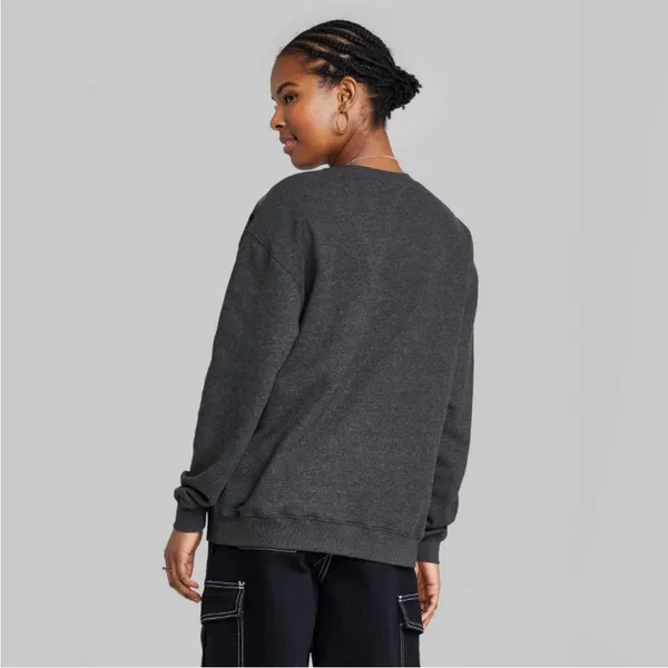 Wild Fable oversized floral dad sweatshirt - Image 3