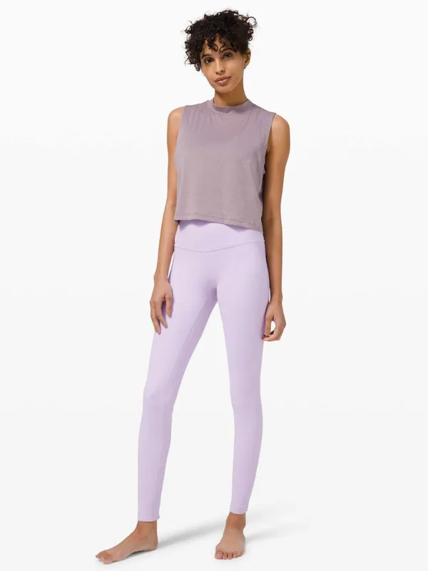 Lululemon Align High Rise Pant 28" Lavender Dew Size 12 - Image 3