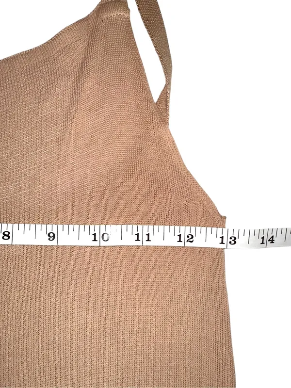 ZARA Knit Sleeveless Slip Maxi Dress SMALL - Image 6