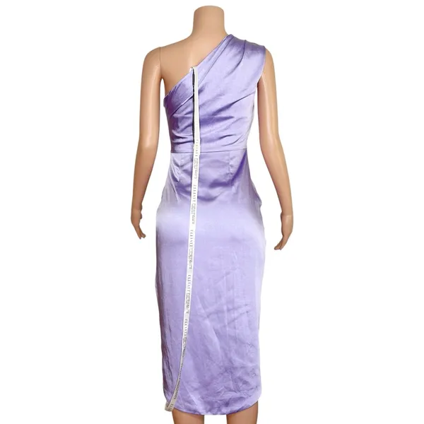 ELLIATT Cassini One Shoulder Dress, Lilac, Small - Image 12
