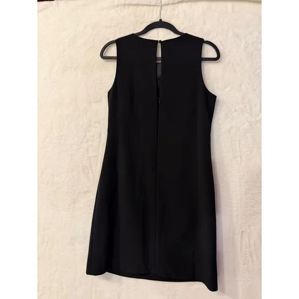 White House Black Market Dress Womens 4 Black Pearl Crystal Embellished Shift - Image 8