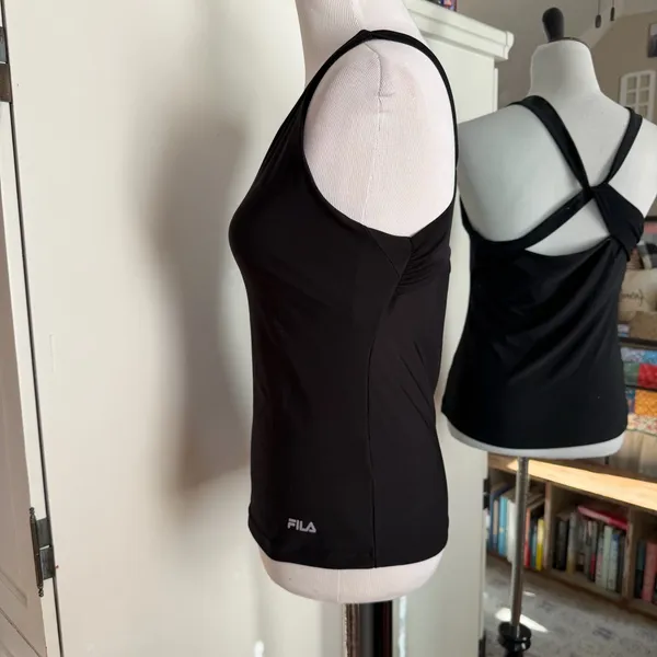 Fila Medium Black Tank Top - Image 2