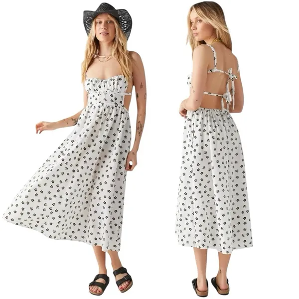 For Love and Lemons Brenda Floral Midi Daisy Dress Size Medium NWT - Image 14