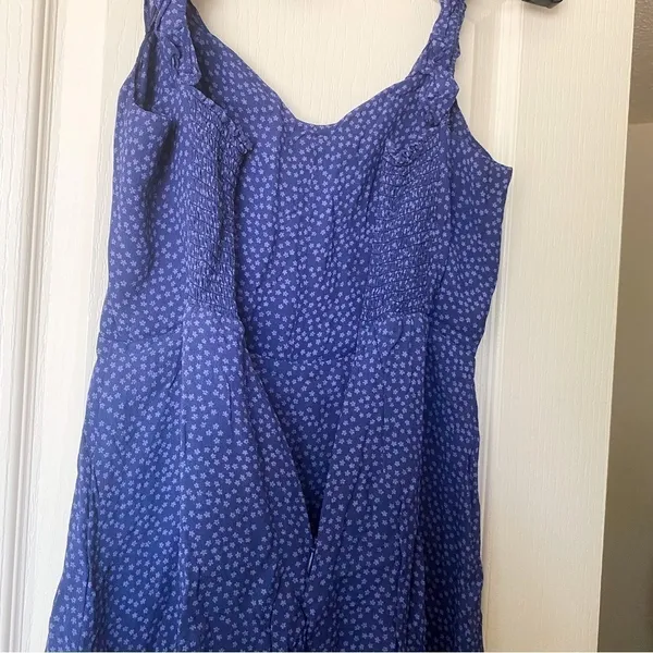Reformation Dress Hilton Mini Floral Ruffle Wedding Summer‎ Hyacinth 2 GUC - Image 6