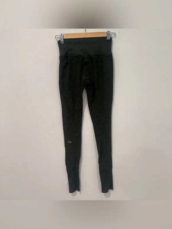 Alo Yoga Green High Waist Alosoft Lounge Leggings XXS - Image 7