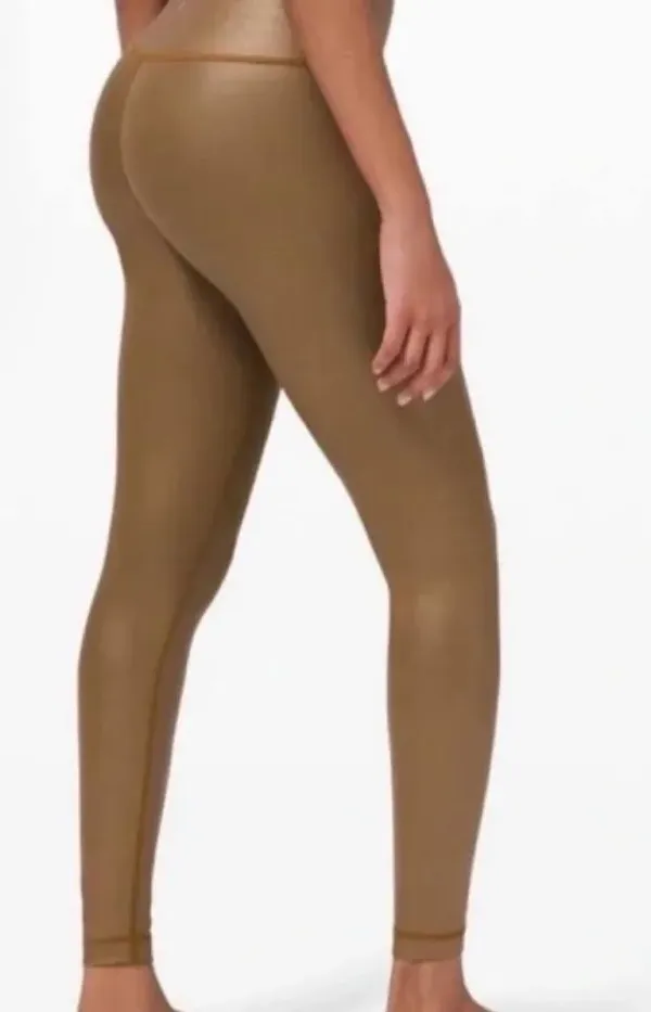 Lululemon leggings gold - Image 3
