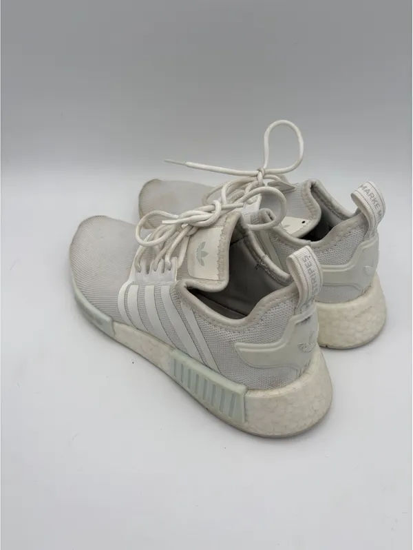 Adidas NMD R1 $120 White Sneakers woman’s size 6 Athletic Shoes Sporty - Image 6