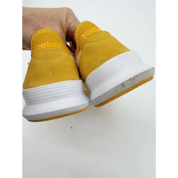 Reebok Royal Ultra Women 8 Yellow CN3630 DMX Suede Sneakers - Image 7