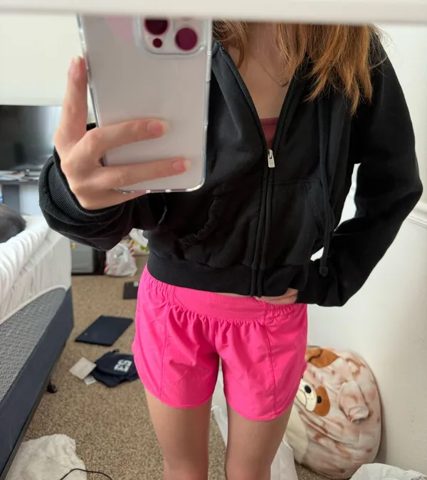 Cropped Hollister Zip-Up Hoodie - Image 2