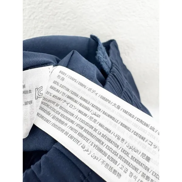 Abercrombie & Fitch Navy Nylon Cargo Pants Size XXS Wide Leg Pullon - Image 7
