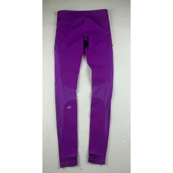 Alo Yoga Purple Leggings - Women's Size Small - Image 2