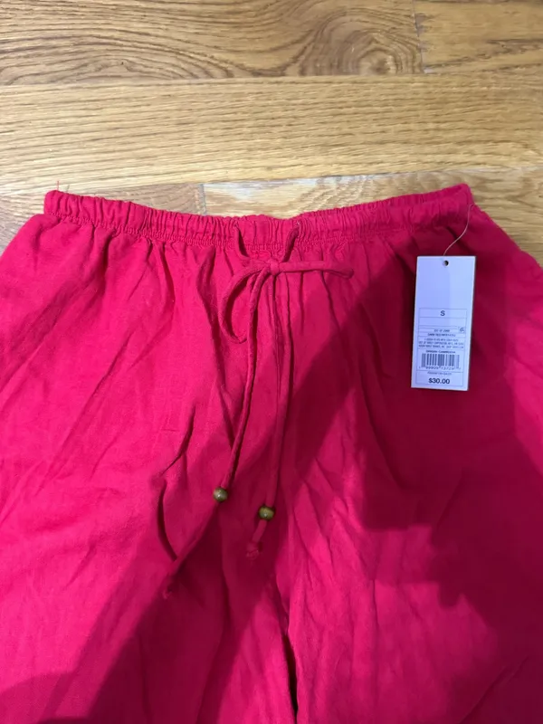 Red Wild Fable linen pants - Image 2