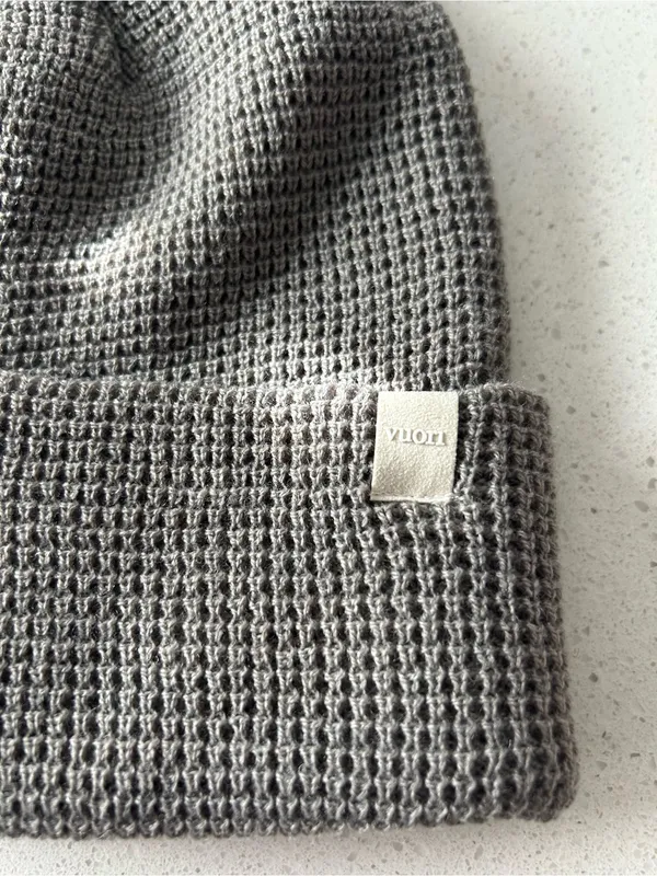 Vuori Alpine Waffle Beanie Hat Ski Snow Winter - Image 3
