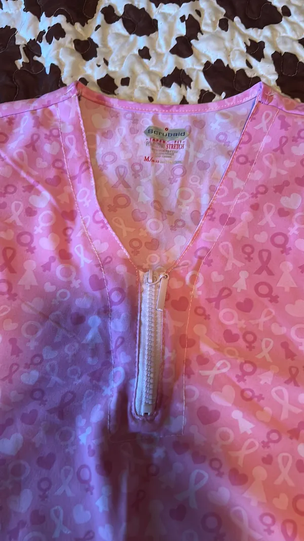 Scrub top Pink Size M - Image 3
