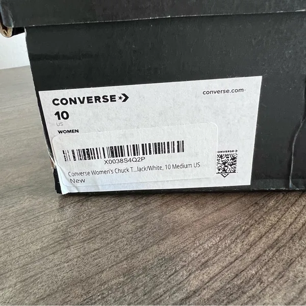 Converse Chuck Taylor All Star Hi Lift White Platform Shoe Size 10 #B1447 - Image 2