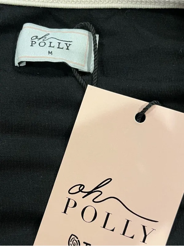 🌺Nwt Oh Polly Ginette Black Long Sleeve Maxi Dress Size Medium🌺 - Image 6