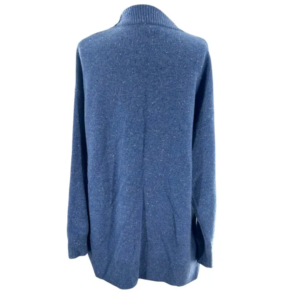 Orvis‎ blue cashmere cardigan sweater sz M - Image 2