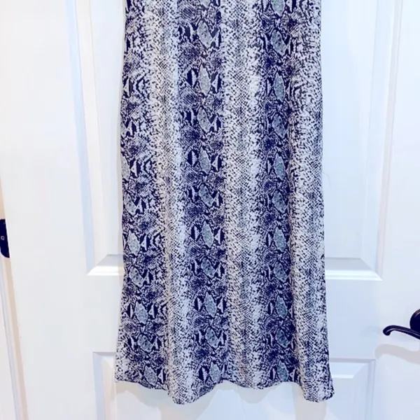 Aqua python print maxi dress size small - Image 8