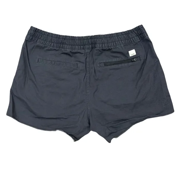 Vuori Women's Vintage Ripstop Shorts Gray Size Small inseam 3" Organic Cotton - Image 2