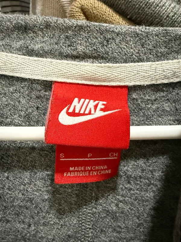 Nike Dri-Fit Jacket Zip-Up Grey Hooded - Image 2