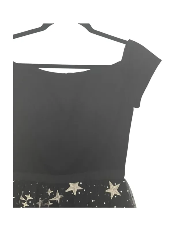 new Sherri Hill ★ 51505 ★ Off the Shoulder Tulle A Line Cocktail Dress ★ Black 4 - Image 9