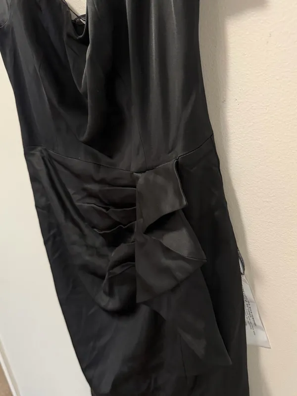Dress the Population Alani Black off the shoulder Dress Cocktail Bodycon XL - Image 7