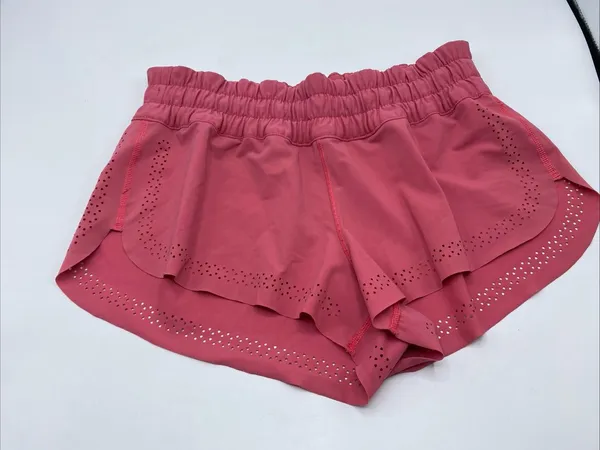 Lululemon Hit It Running Short Polar Pink W7AE1S Athleisure Perforated 4 Light - Image 8
