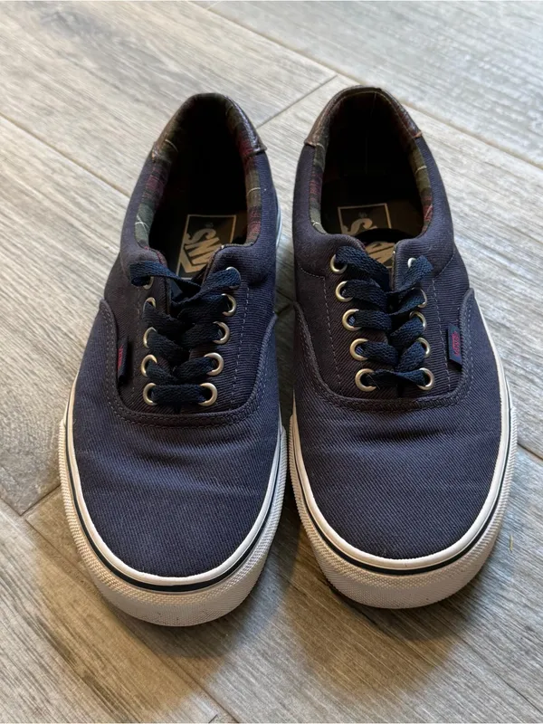 Vans Unisex Turnschuhe Plaid Dress Blues Women SIZE 8/ Men SIZE 6.5 US - Image 2