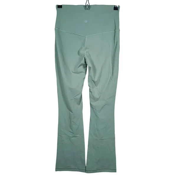 Lululemon Align High Rise Mini Flare Pants Size 6 Green Yoga Pilates Gym Lounge - Image 3