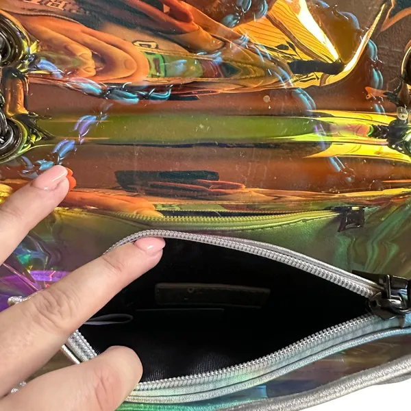 AQUA PVC‎ Clear Rainbow Shoulder Bag - Image 4
