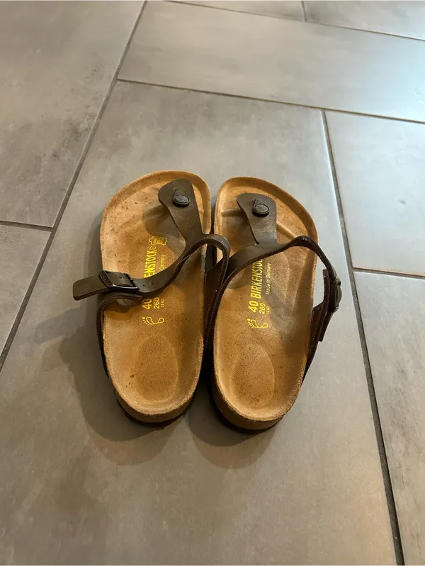 Birkenstock Women's Gizeh Thong Sandals | Brown - Image 6