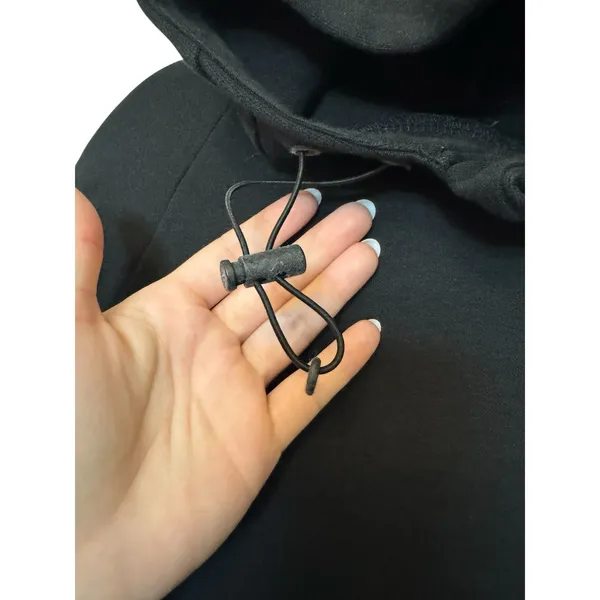 Gymshark Black Zip Up Hoodie Jacket Women’s Large Athletic Fit - Image 5
