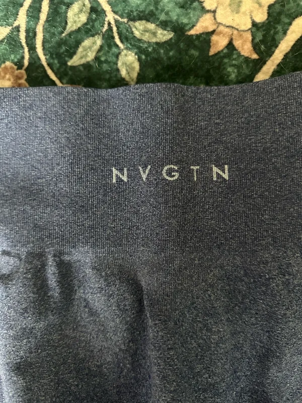 NVGTN Solid Seamless Leggings High-Waisted Purple M - Image 2