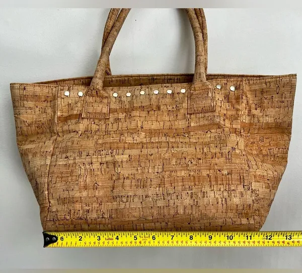 Laggo cork large tote bag lightweight Brown - Image 8