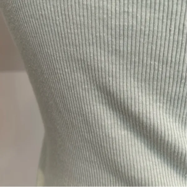Brandy Melville Ribbed Lace Trim Tank One Size - Image 4