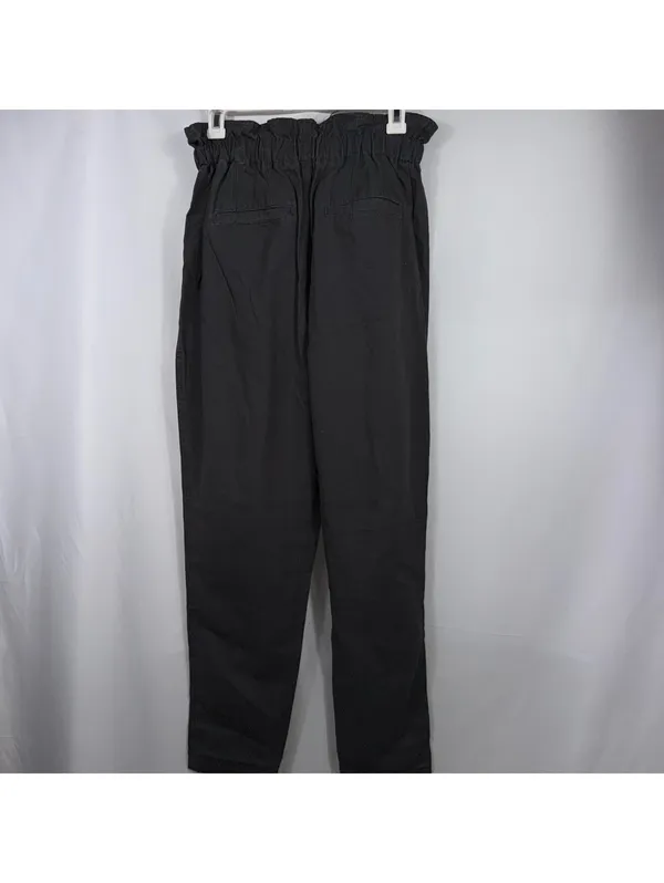 Zenana S Charcoal Paperbag Waist Pants NWT - Image 7