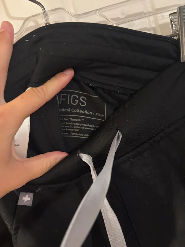 Black FIGS Scrub Pants Jogger - Image 2