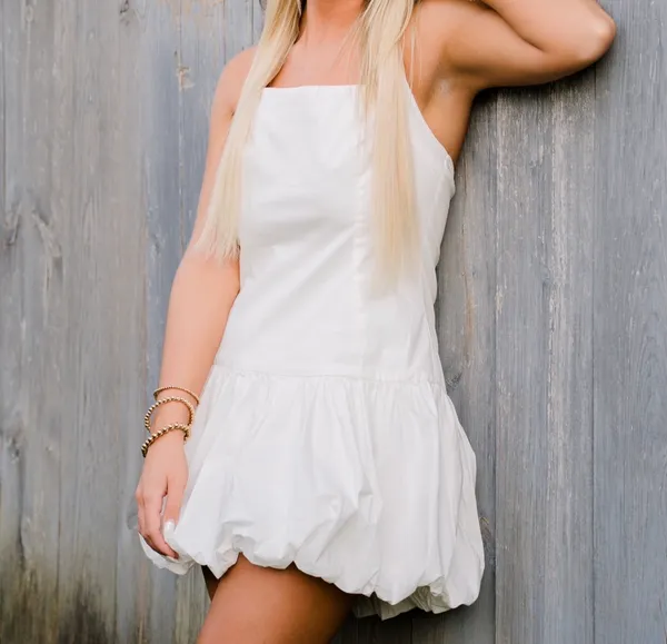 All in Favor Dress white - Image 2