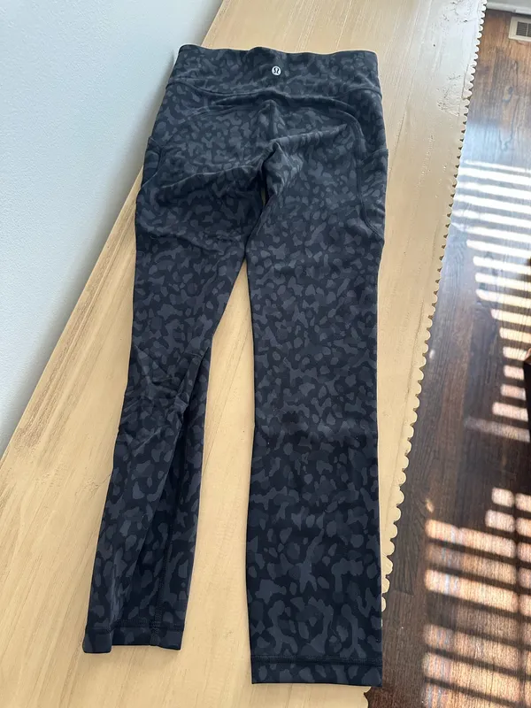 Lululemon Invigorate High-Rise Crop 23" Formation Camo Deep Coal Multi 4 - Image 3