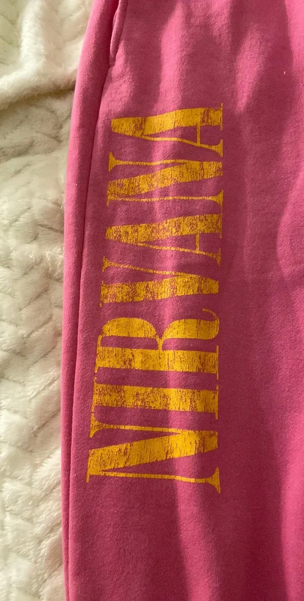 Nirvana Sweatpants Pink - Image 2
