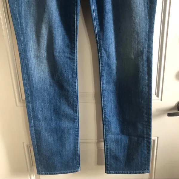 7 For All Mankind 7FAM Women Jeans Size 32 Blue Straight Leg - Image 3