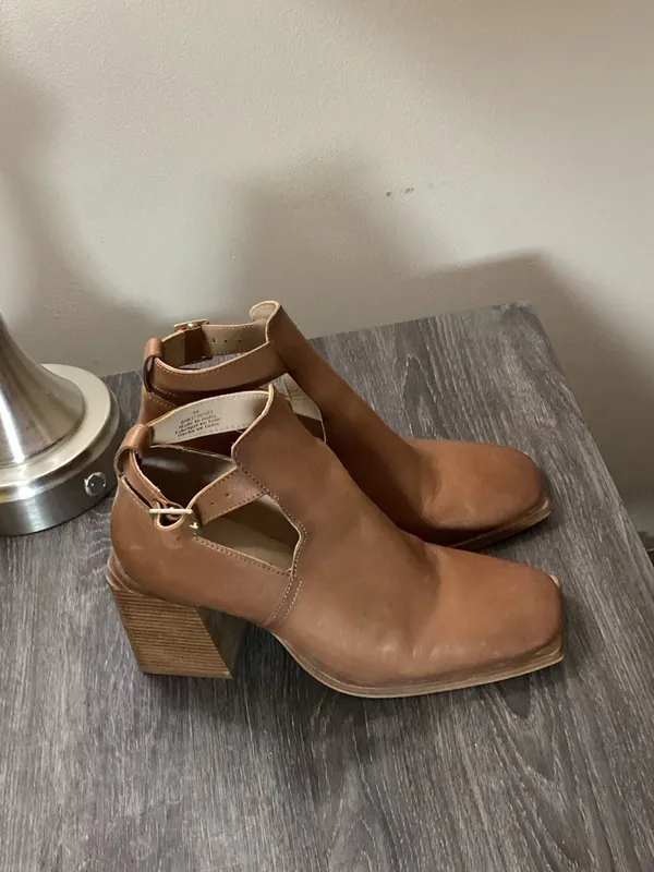 Free People Brady Buckle Bootie in Cognac Leather - Image 2