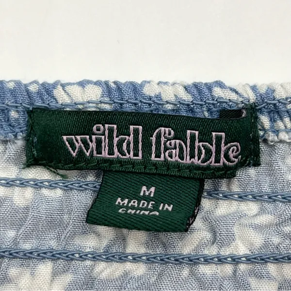 Wild Fable White Puff Sleeve Crop Blouse - Image 11