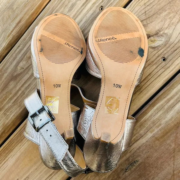 Dressy J.Renee leather sandals🌹🌹 - Image 10